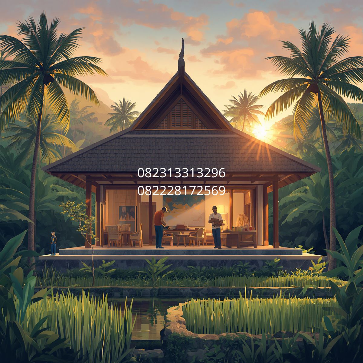 bangun rumah minimalis Bali