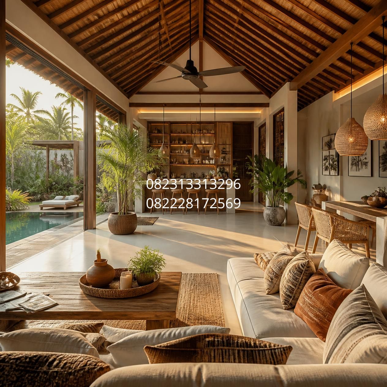 interior villa mewah Bali