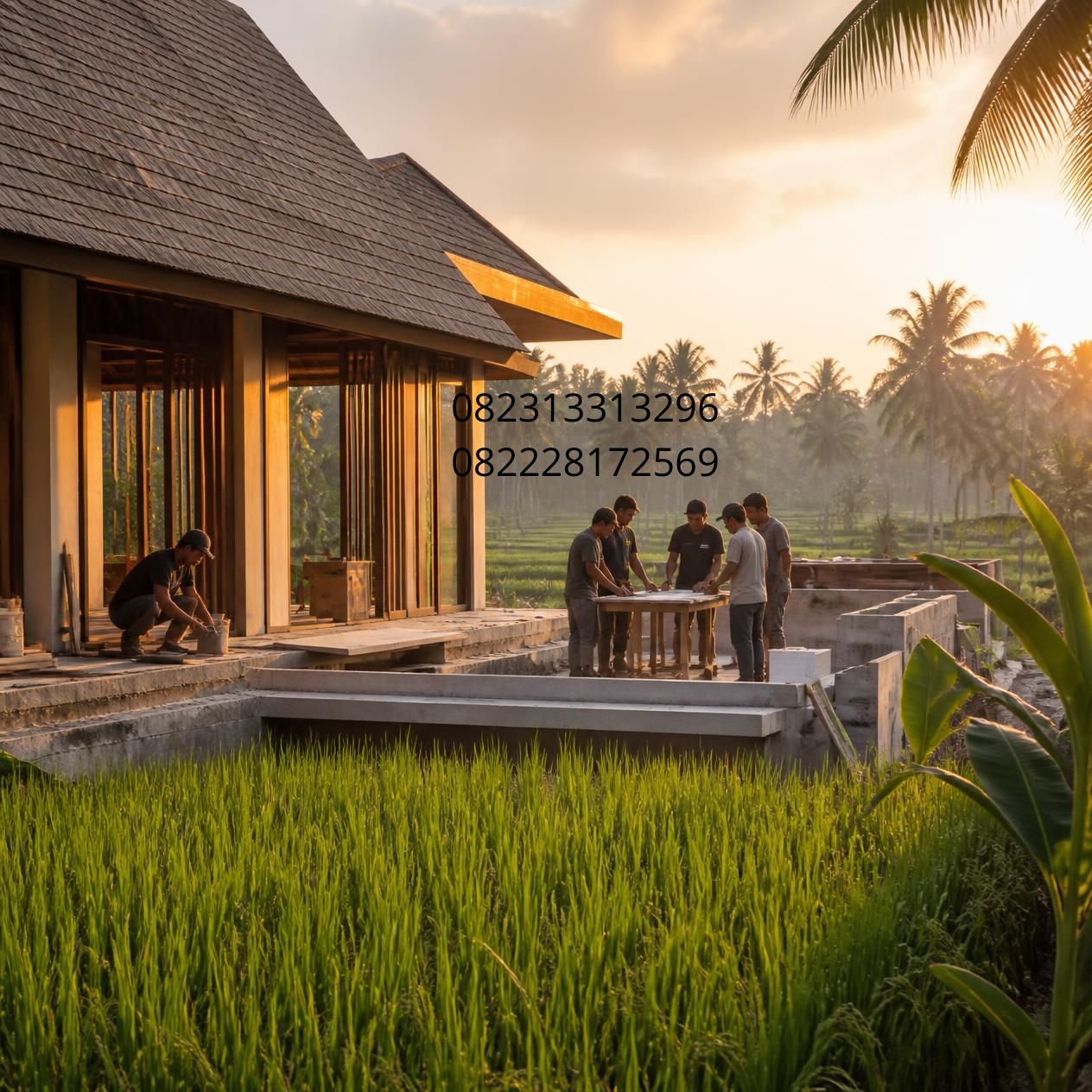 pembangunan villa Ubud Bali