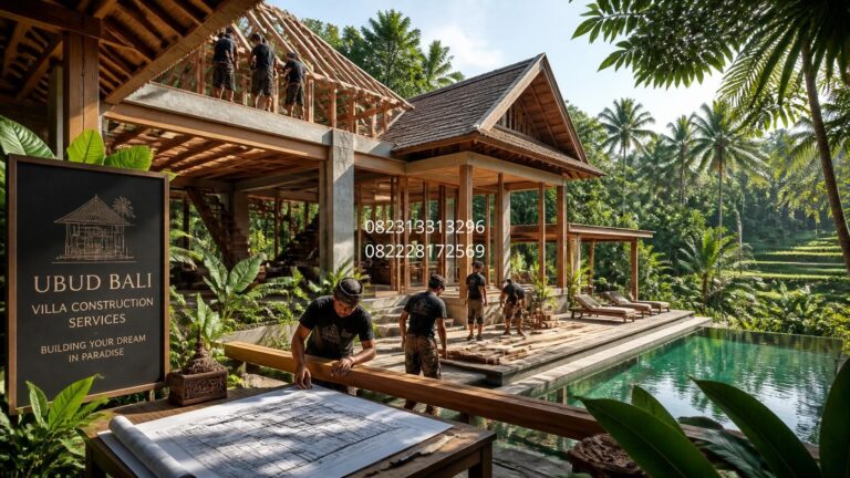 jasa konstruksi villa Ubud Bali